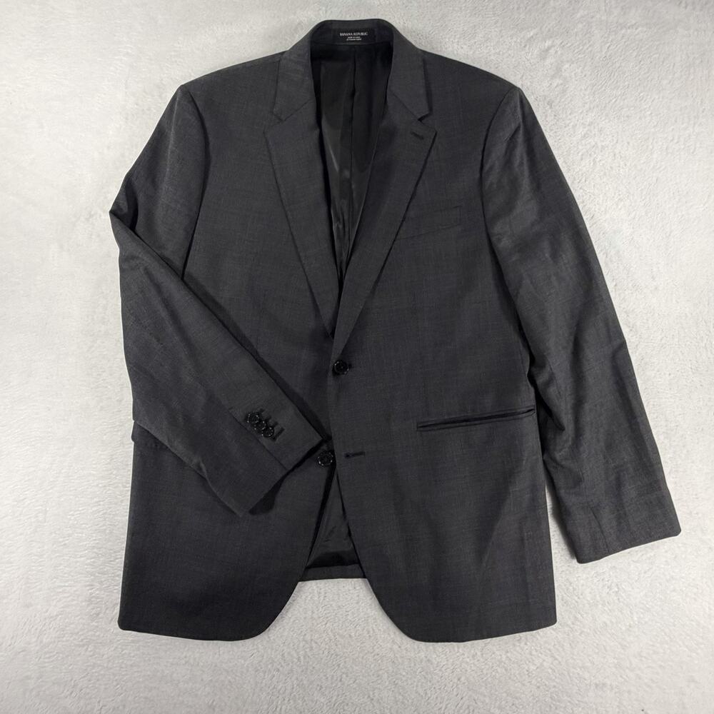 Banana Republic Blazer Mens 42S Sport Coat Tailored Slim Reda Flexo Suit Jacket